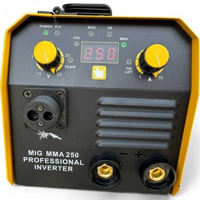 КОМЛЕКТ 250А Мини Електрожен с Телоподаващо Инверторно с евробукса