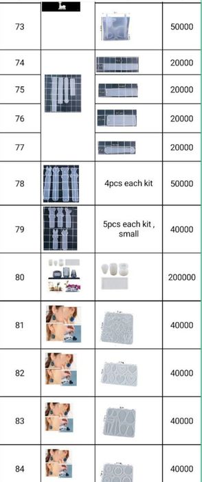 Силиконовые формы.силиконовые молды. Silikon qolip. Resin art