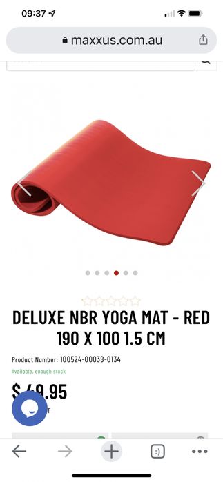 Saltea yoga Pilates de lux cu spuma de cauciuc natural cu memorie  Sal