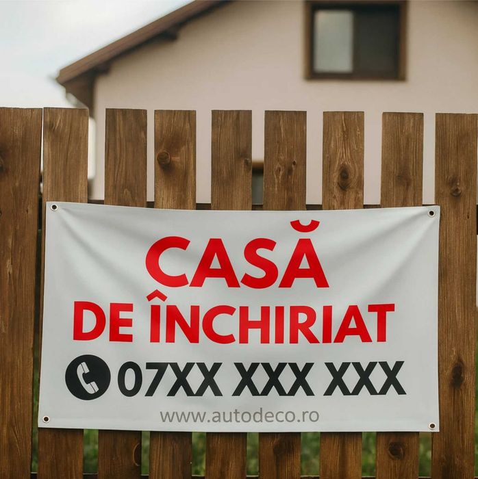 Banner De Vânzare / De Închiriat / Personalizat