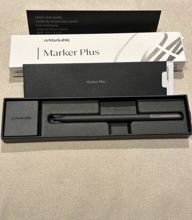 ReMarkable Paper Pro + ReMarkable Marker Plus + case