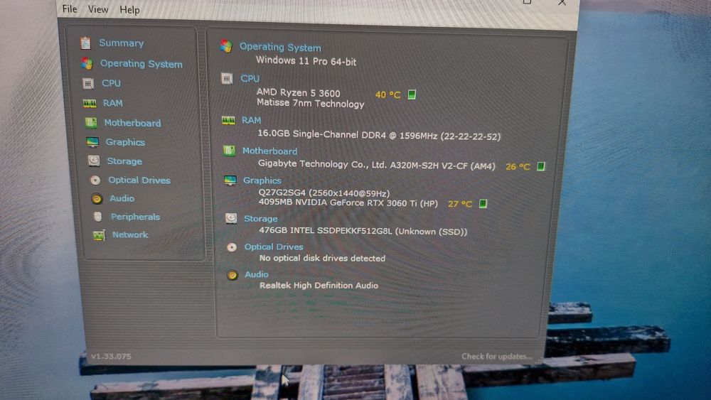 PC Gaming, Ryzen 5, RTX 3060 Ti 8 GB, 16 GB RAM