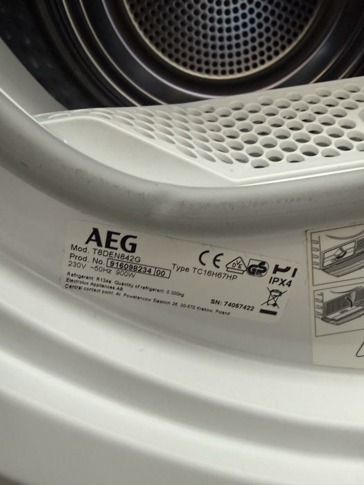 Сушилня AEG Series 8000 Термопомпа
