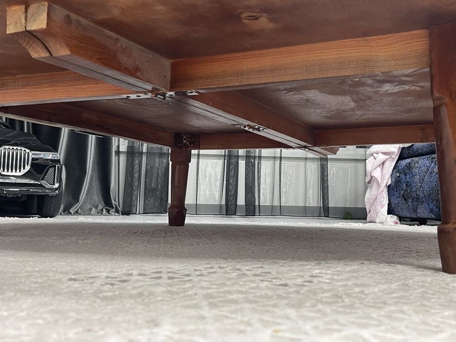 Круглый стол складной дерево