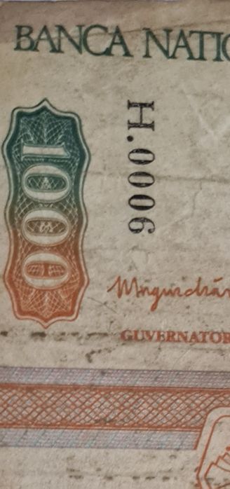 Bancnotă 1000 lei din 1993, serie limitată