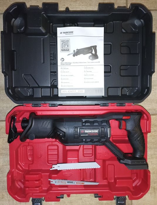 Parkside ferastrau sabie fierastrau pendular taiat lemn pe baterie 20V