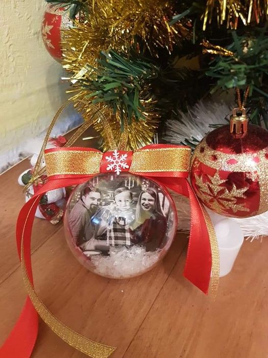 Коледна топка с ваша снимка