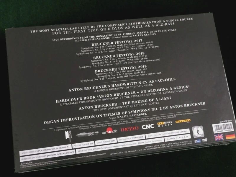 Anton Bruckner - The Symphonies, The Story, The Film (bluray) - Collec