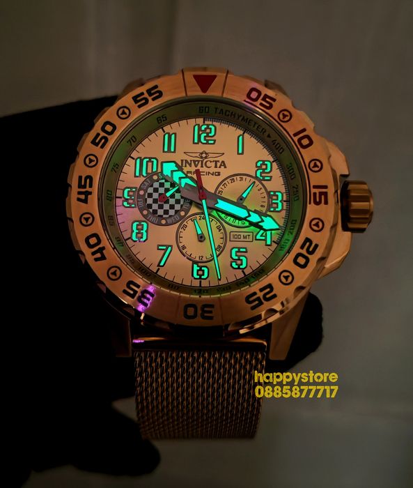INVICTA Racing Gold 48 mm, Инвикта нов ръчен часовник