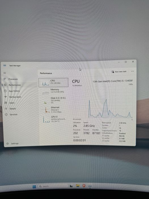 PC GAMING I5-13400F, RTX 4060 8gb, 16 gb ram, SSD NVme 1tb