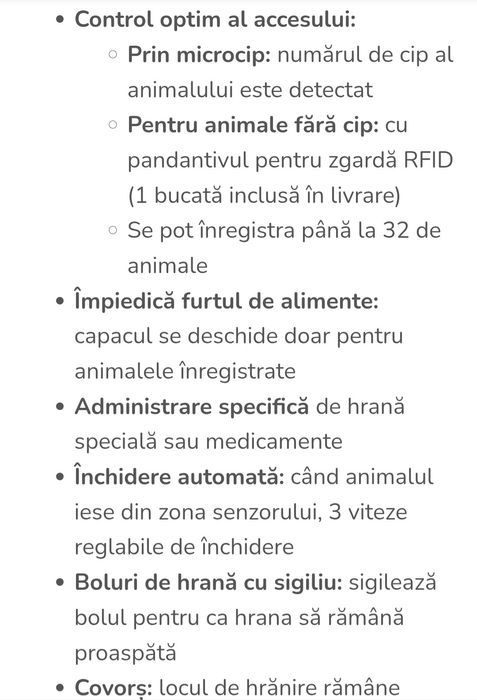 Automat de hrană pisici