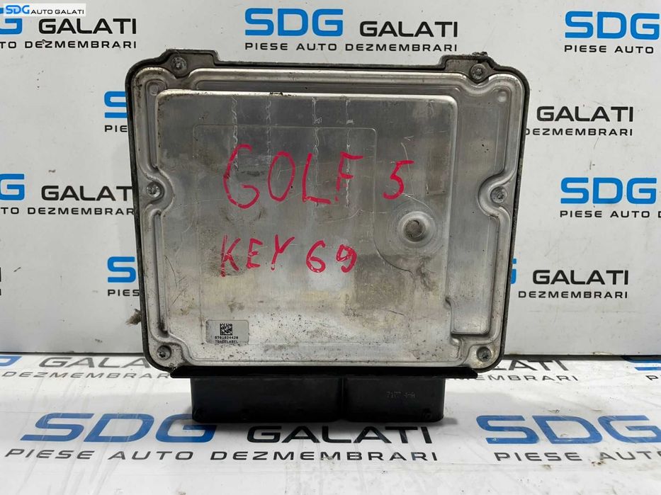 ECU Calculator Motor Bosch Volkswagen Golf 5 2.0 FSI Benzina 2004 - 2008 Cod 06F906056JF 0261S02537 [L4647]