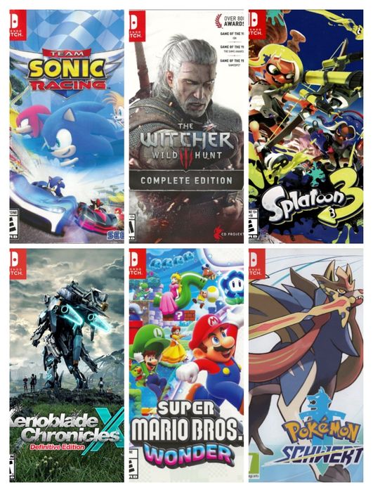 30 игр для nintendo switch + флешка