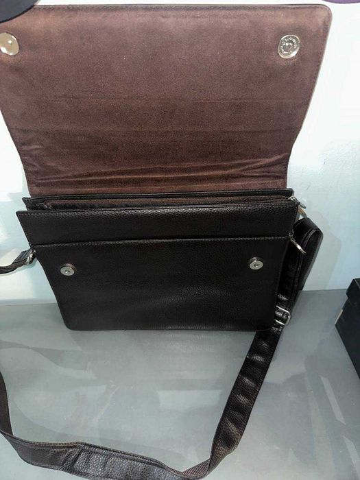 Кожаная мужская сумка для документов