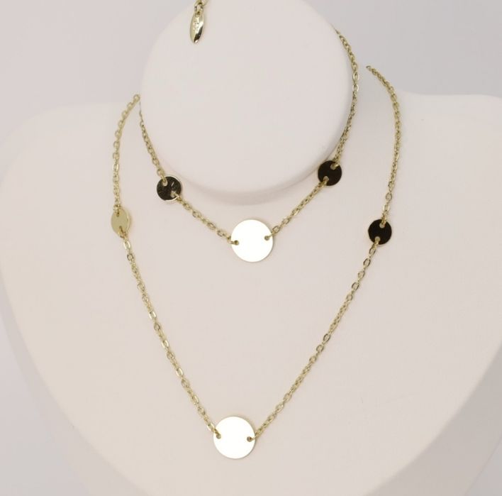 Set dama placat cu aur de 14
