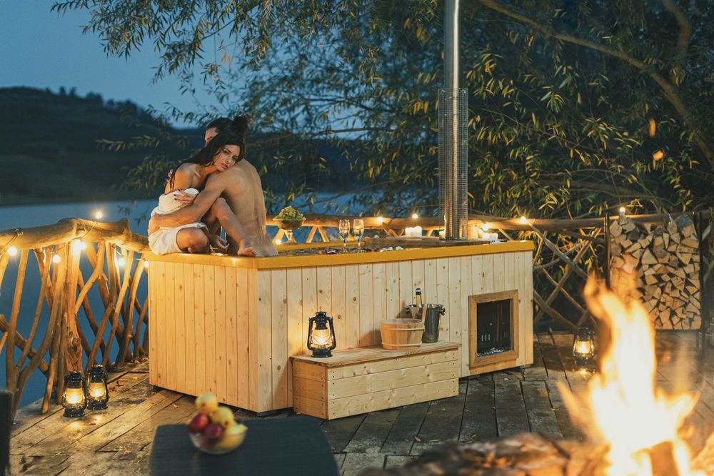 Piscina mica DE LUX pentru 2  ”GLAMPINGTUB”