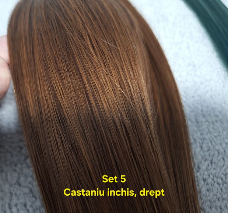 Set extensii cu clips diverse culori