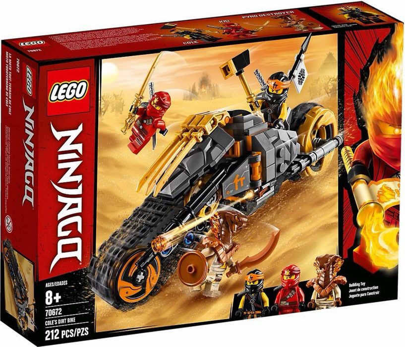 LEGO Ninjago 70672 – Cole’s Dirt Bike (2019) – ПЪЛЕН КОМПЛЕКТ