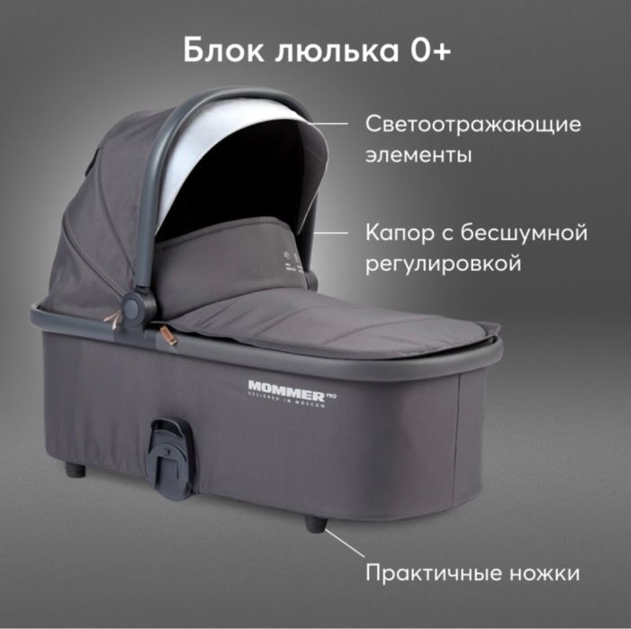Коляска Happy Baby MOMMER PRO 2 в 1