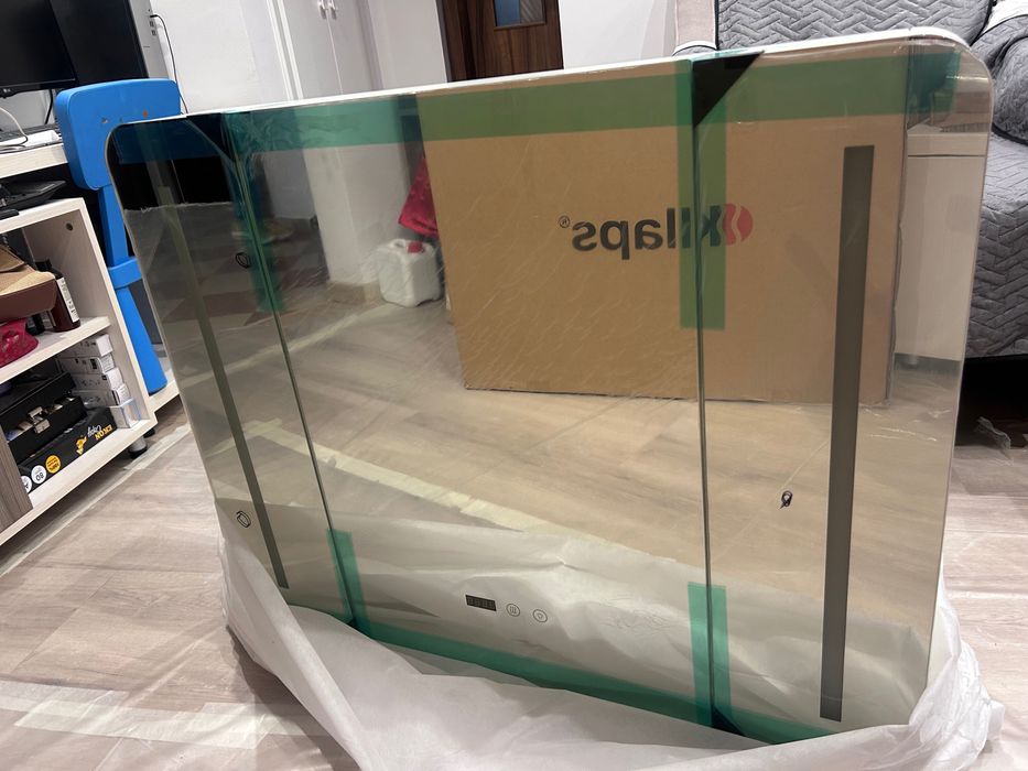 Oglinda baie Smart cu dulap incorporat