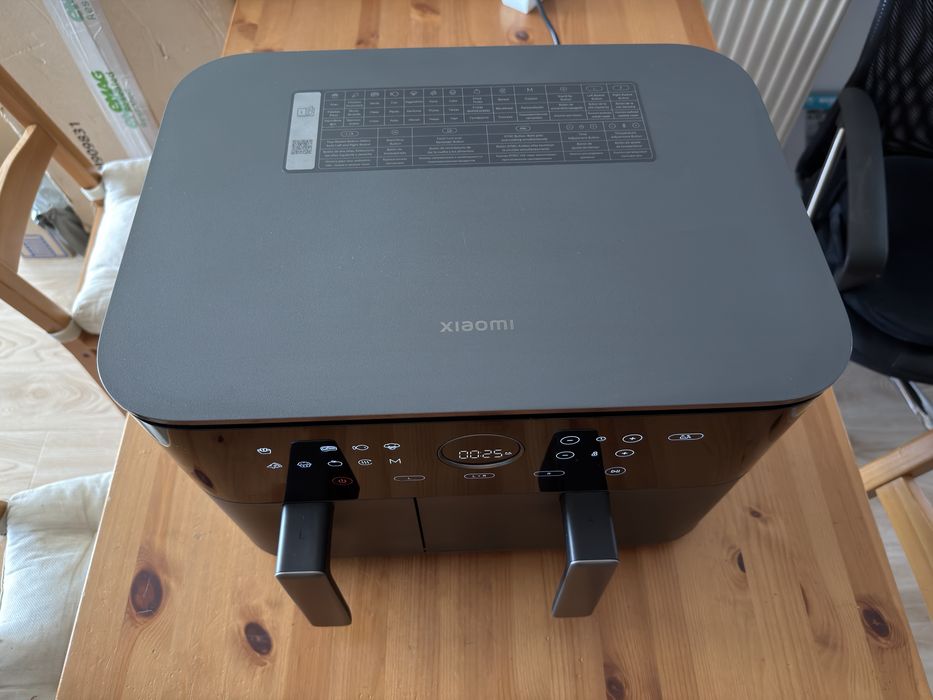 Friteuza dubla cu aer cald Xiaomi Dual Zone,27000 W, capacitate totala 10 L(3,5 L + 6,5 L)