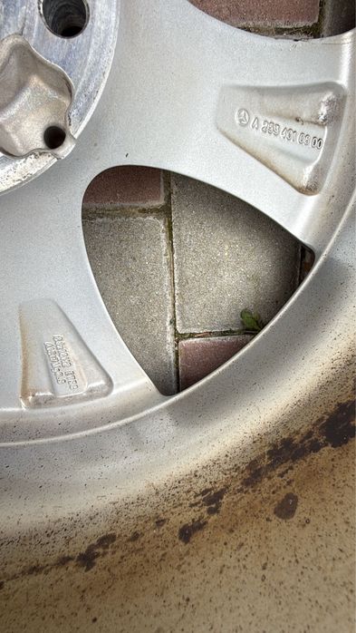 Jante 19” mercedes glc + anvelope 235x60r19 4,5 mm