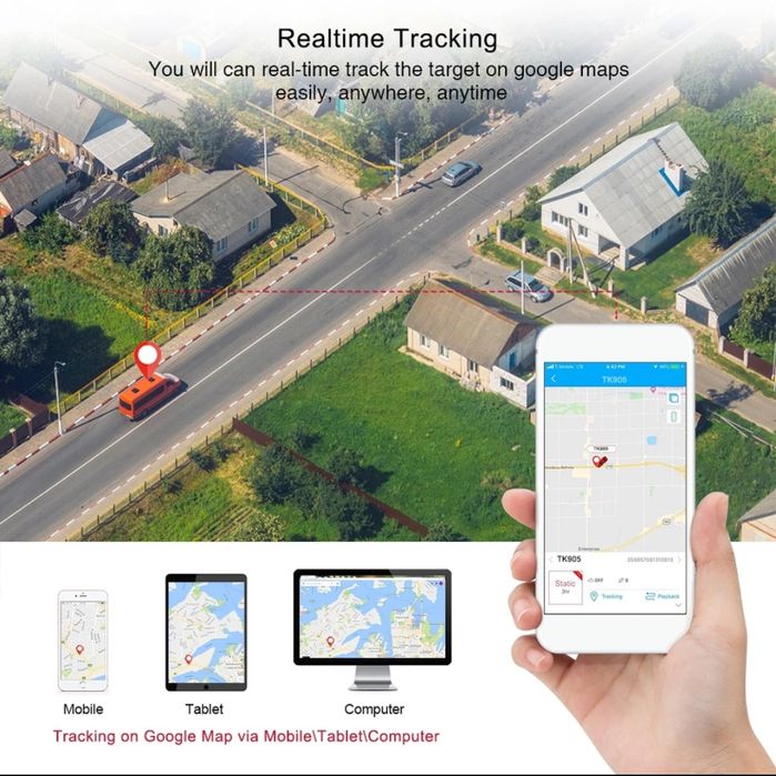 Gps -Tracker -urmarire auto/ moto,alarma,spion