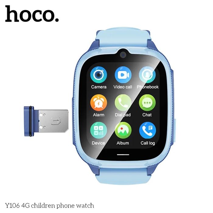 Детские часы Baby Watch Hoco Y105A/Y106 с GPS, 2G/4G с функцией LBS