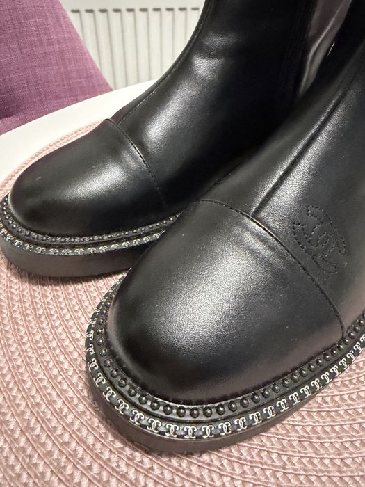 Cizme Chanel  piele naturala 39