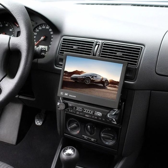 Медиен плейър 7" с тъчскрийн DVD, MP3, MP4, bluetooth, 1DIN