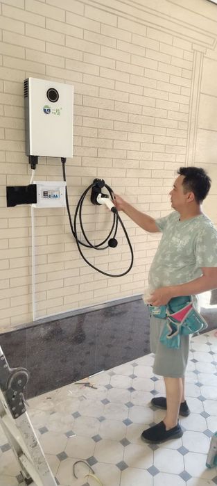 Установка зарядное устройство для Электромобилей.
7квт