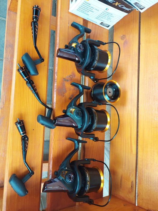 Set 3 mulinete crap/feeder ms range prime x-fast 8000