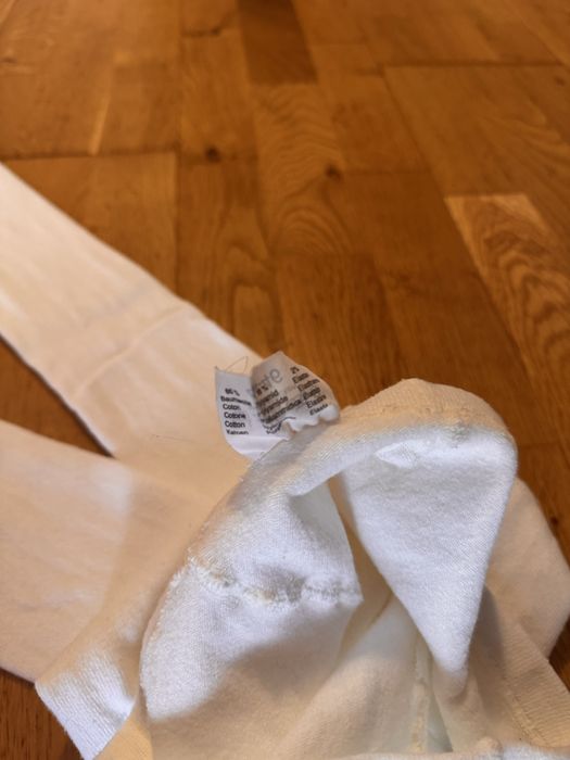 Ciorapi din bumbac alb fara calcai