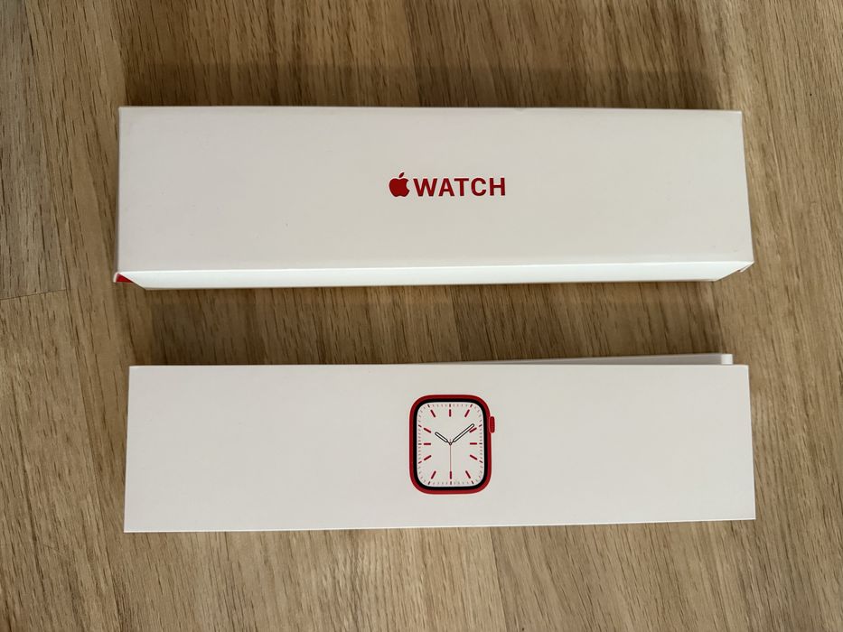 Ceas nou Apple Red Aluminium seria 7