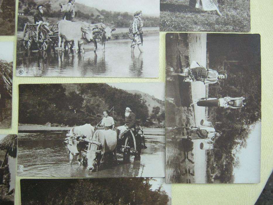 LOT 19 ilustrate vechi,Carti Postale,folclor romanesc,1910.