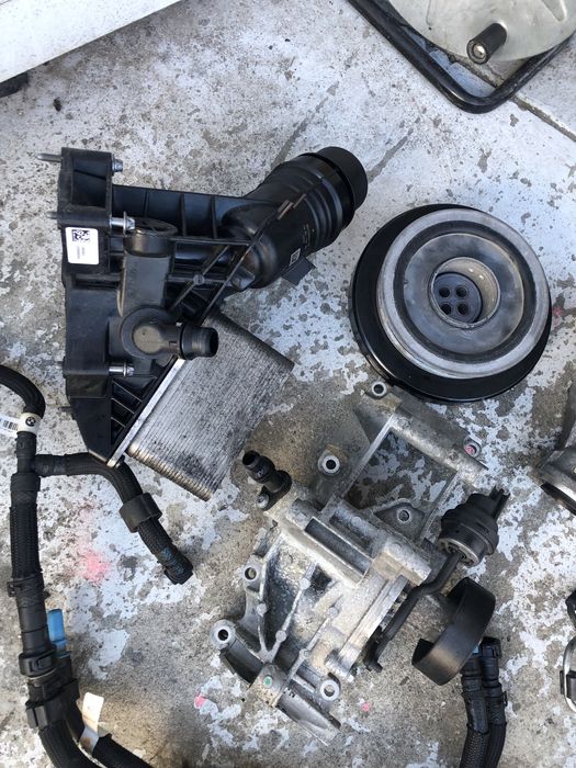 Accesorii motor BMW 740d G11 B57. Suporti motor,Fulie,termoflot etc