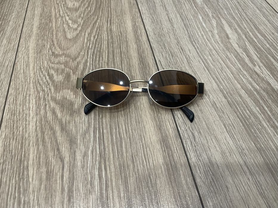 Солнцезащитные очки овальные однотонные