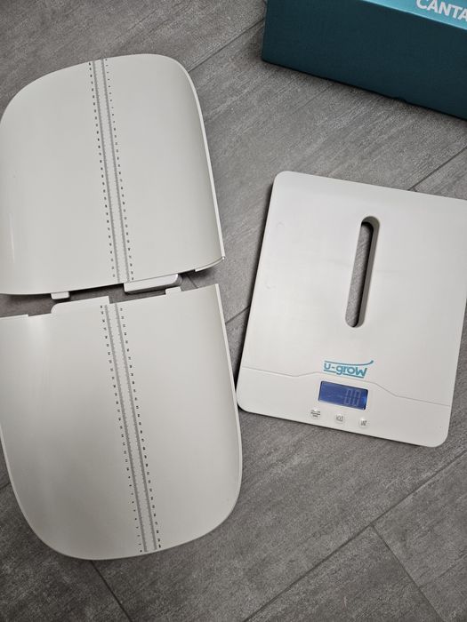 Cântar electronic u-grow 2 în 1 pentru bebeluși și copii, ca nou,