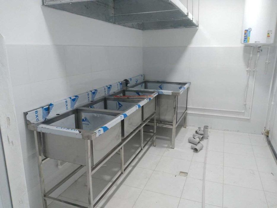 Мойка моечная ванна moyka нержавейка nerjaveyka кафе oshxona стол stol