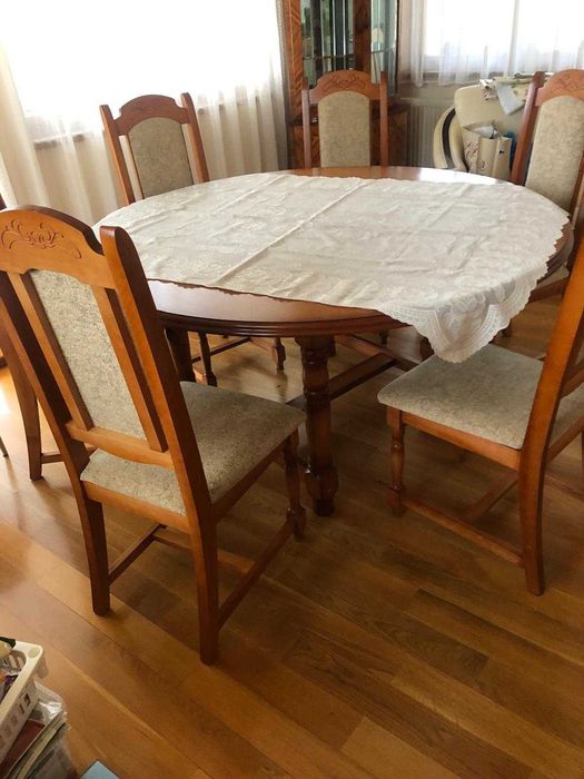 Set masa cu 6 scaune