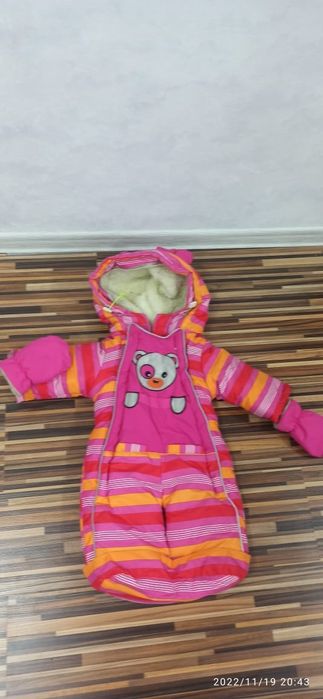 Зимний тёплый комбинезон для малышей