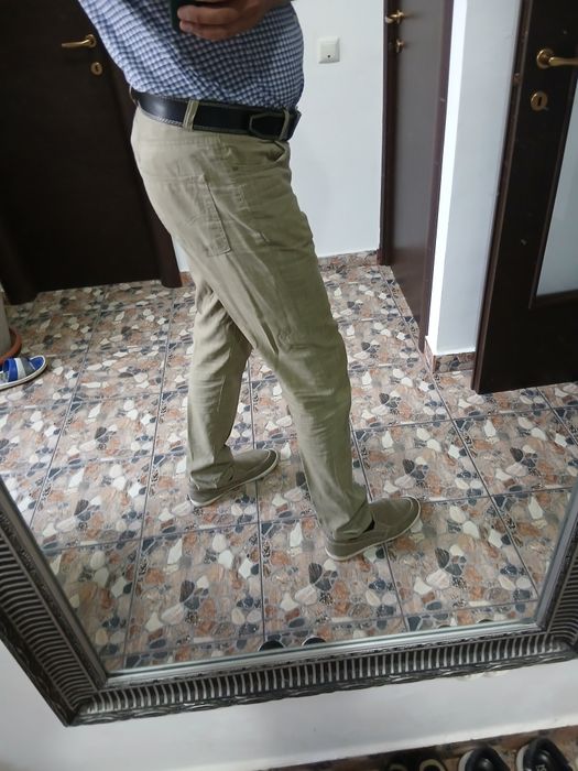 Pantaloni barbati material in masura XL sauW48 stare perfecta