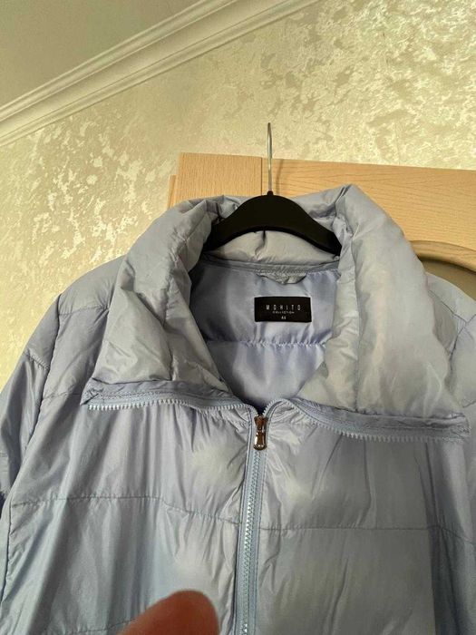 куртка женская голубая