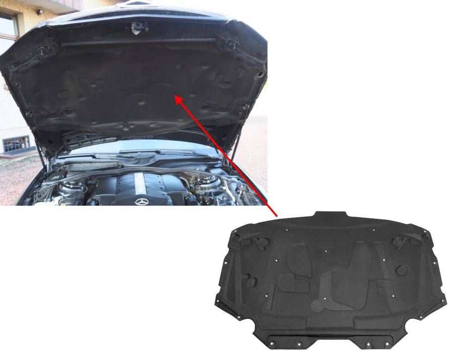 Изолация за преден капак на Mercedes S-Class W220 (1998-2005)