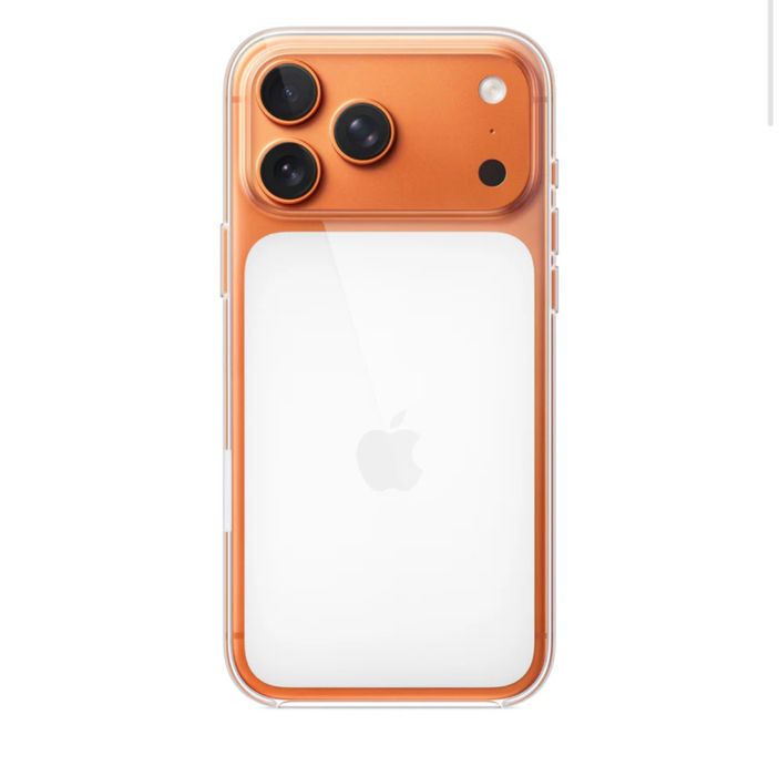 Husă originală Apple MagSafe – iPhone 17 Pro/17 Pro Max (transparentă)