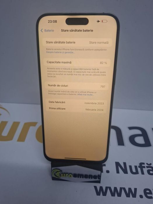 Telefon mobil Apple iPhone 15 Pro Max, 256GB -N2-