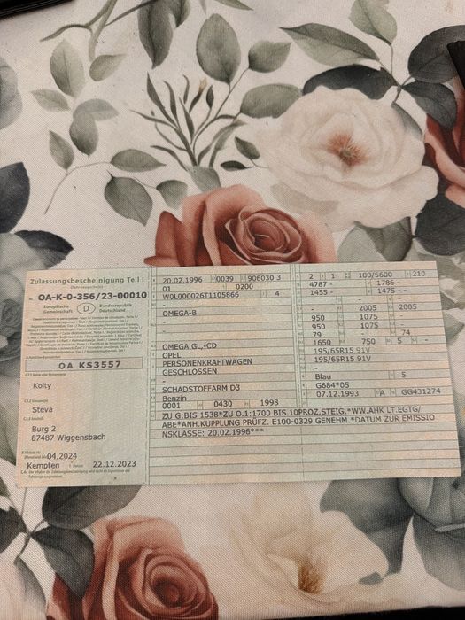 Opel omega b 2.0 benzina