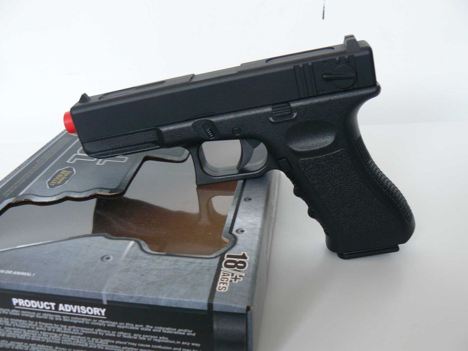 Pistol Airsoft GLOCK 18  Golden Hawk GE3007 Mecanism Pe ARC/SPRING,Nou