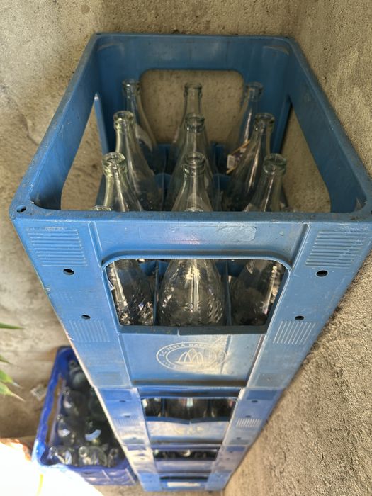 5 Navete cu sticle 1 litru