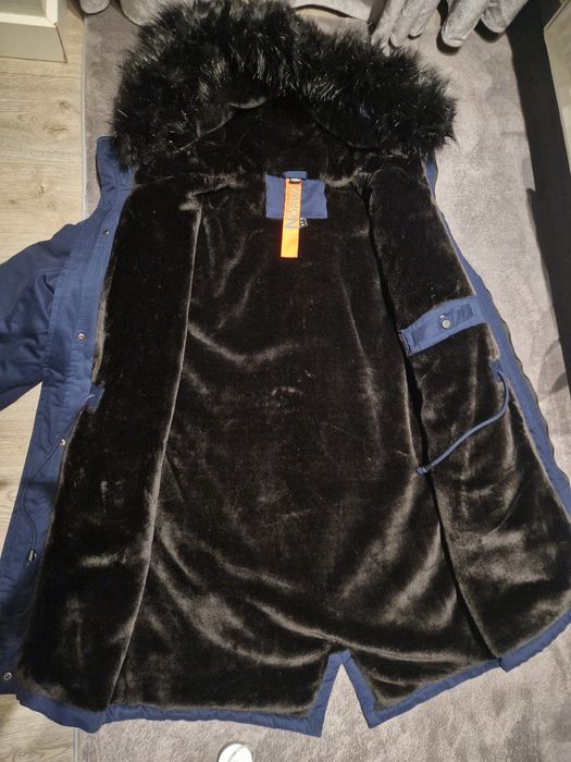 Geaca parka cu vatelina Geographical Norway - noua - bărbătească- XL